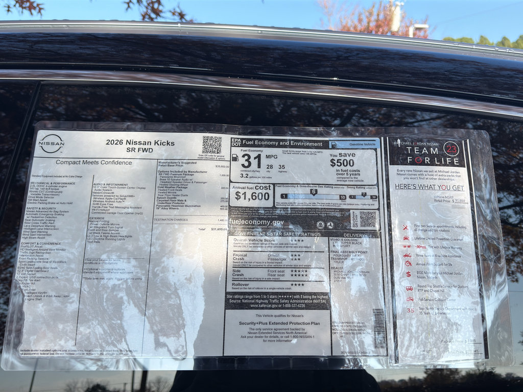 New 2026 Nissan Kicks SR w/ SR Premium Package image 12