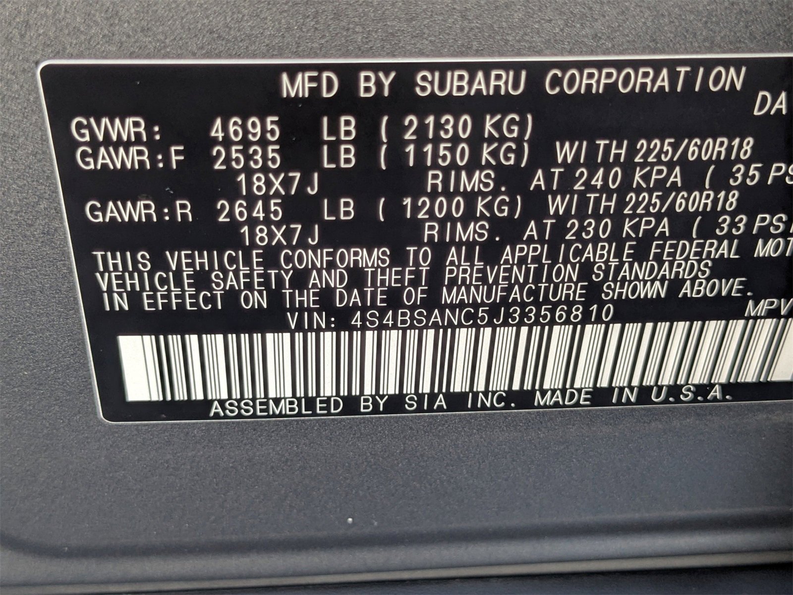 Used 2018 Subaru Outback 2.5i Limited image 22