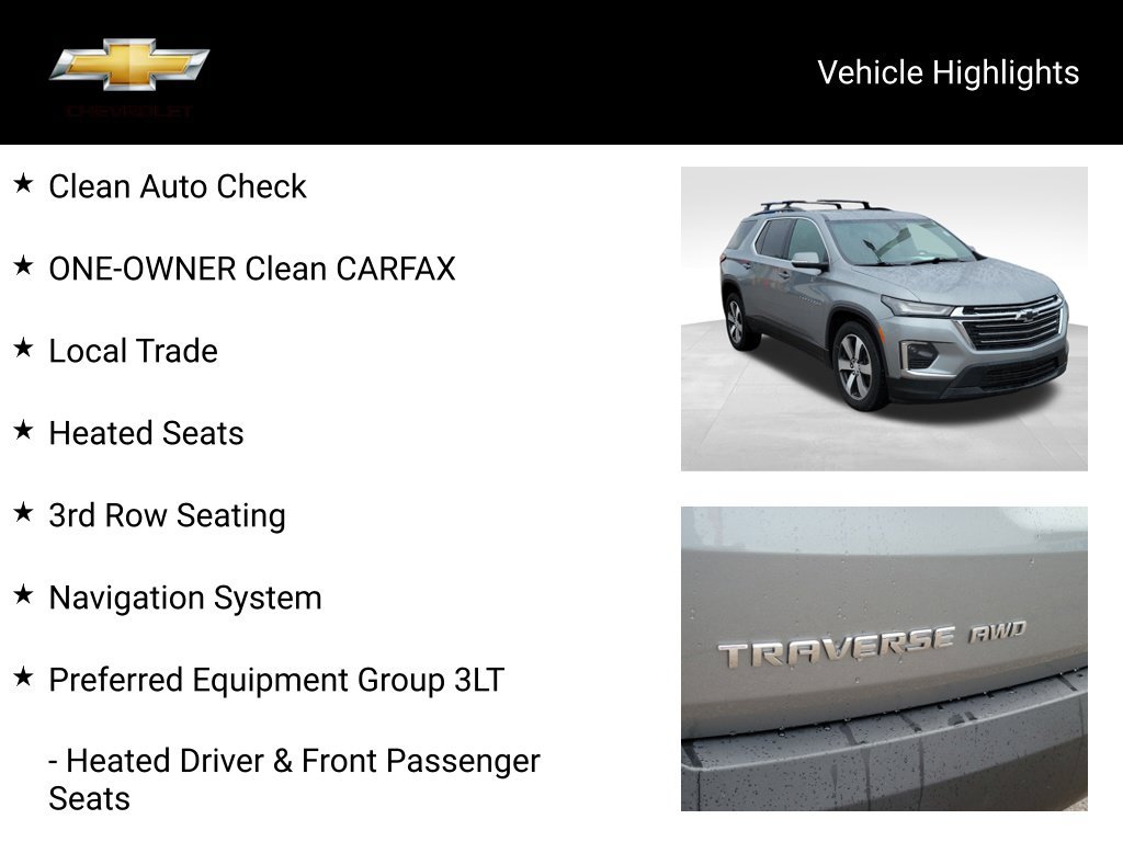 Certified 2023 Chevrolet Traverse LT w/ LT Premium Package AWD/4WD image 18