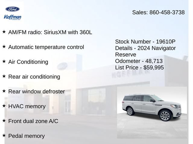 Certified 2024 Lincoln Navigator Reserve AWD/4WD image 15