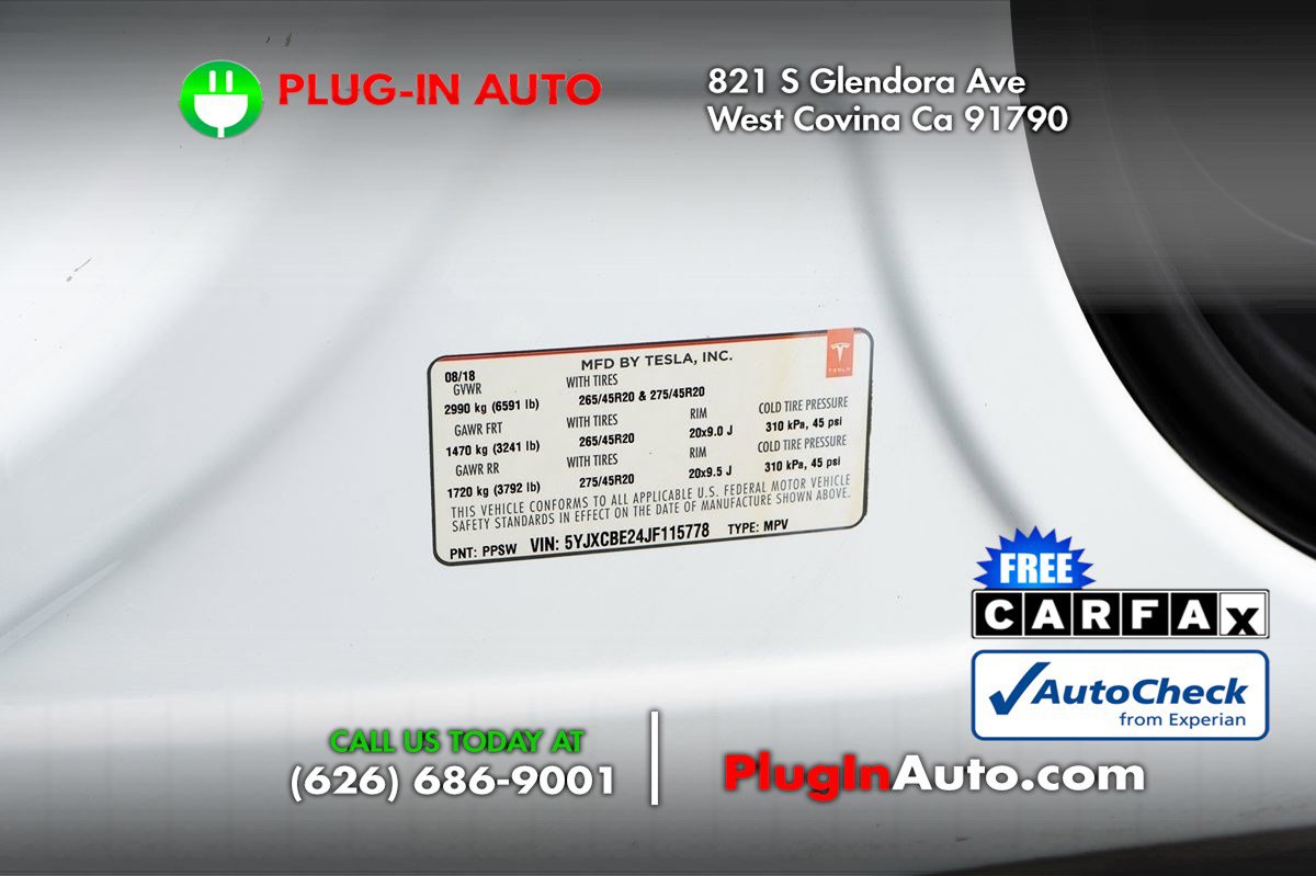 Used 2018 Tesla Model X 75D AWD/4WD image 11