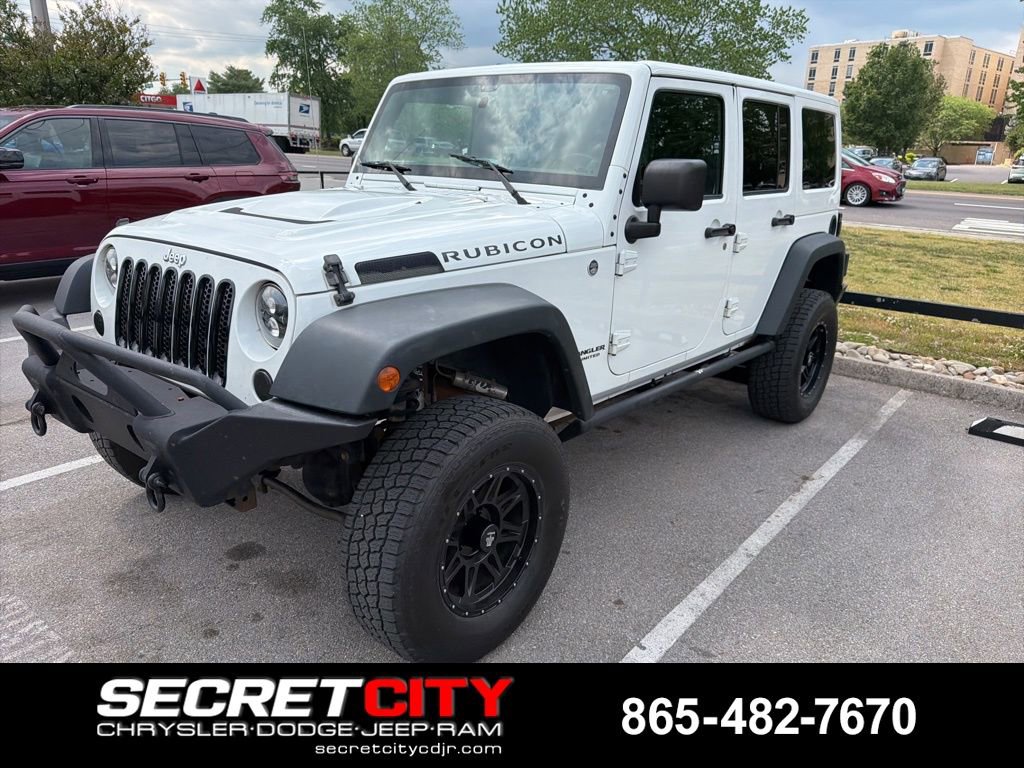 Used 2014 Jeep Wrangler Unlimited Rubicon w/ Connectivity Group AWD/4WD image 1