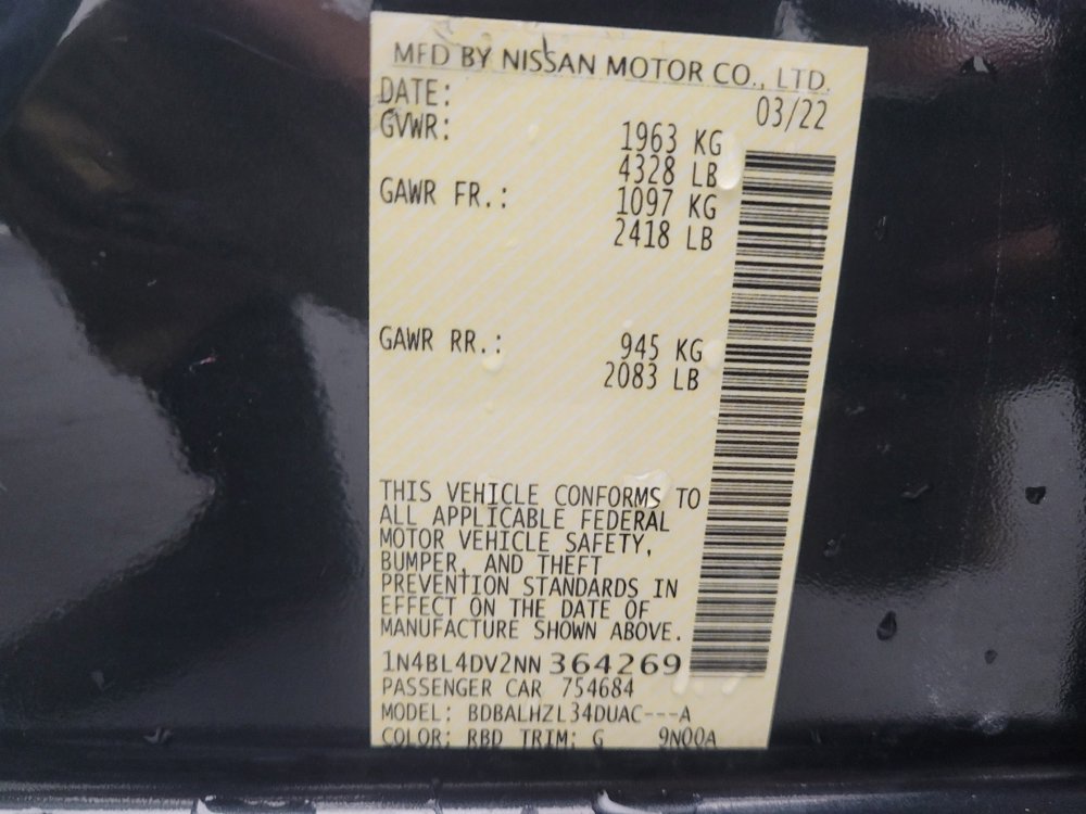 Used 2022 Nissan Altima 2.5 SV w/ SV Premium Package FWD image 33