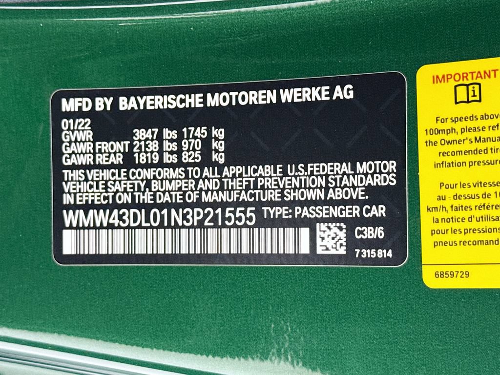 Used 2022 MINI Cooper S w/ Premium Package FWD image 41