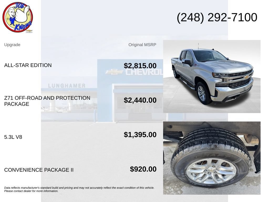 Used 2020 Chevrolet Silverado 1500 LT w/ All-Star Edition AWD/4WD image 5