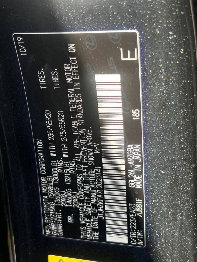 Used 2020 Lexus RX 350L Premium w/ Premium Package AWD/4WD image 13
