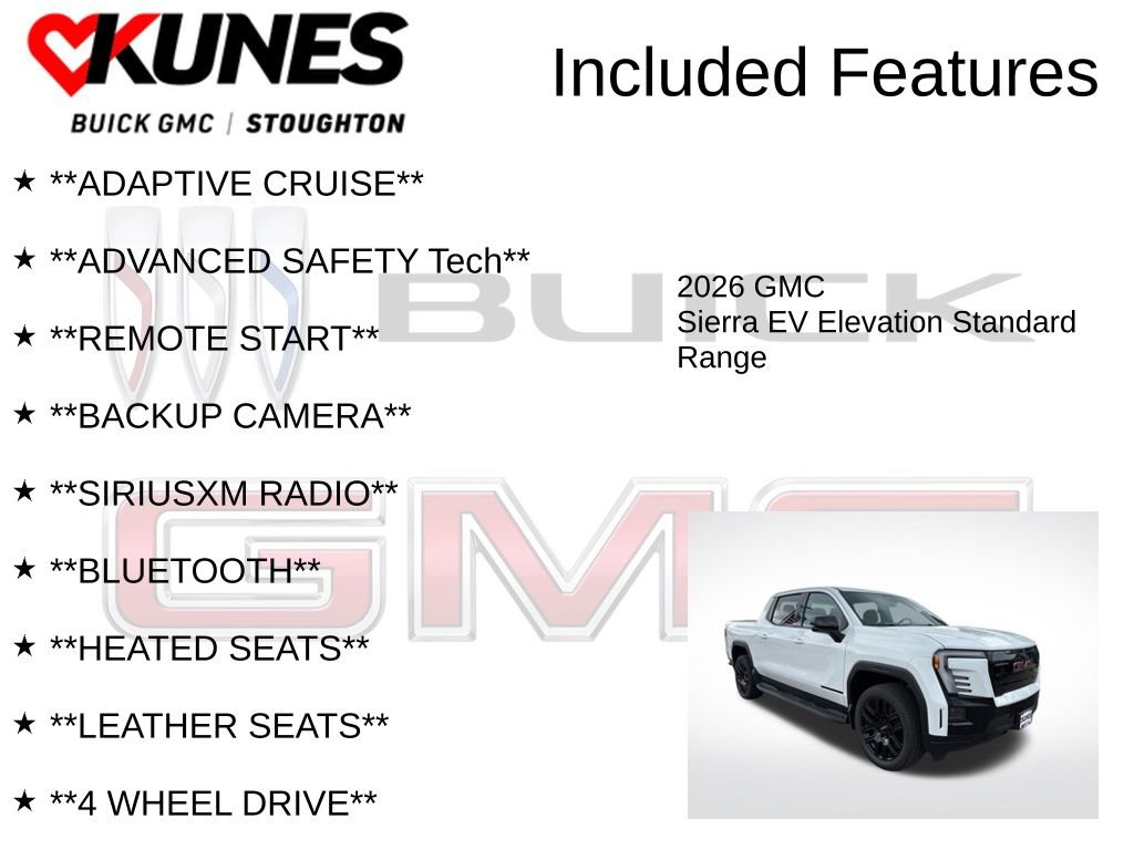 New 2026 GMC Sierra EV Elevation image 2