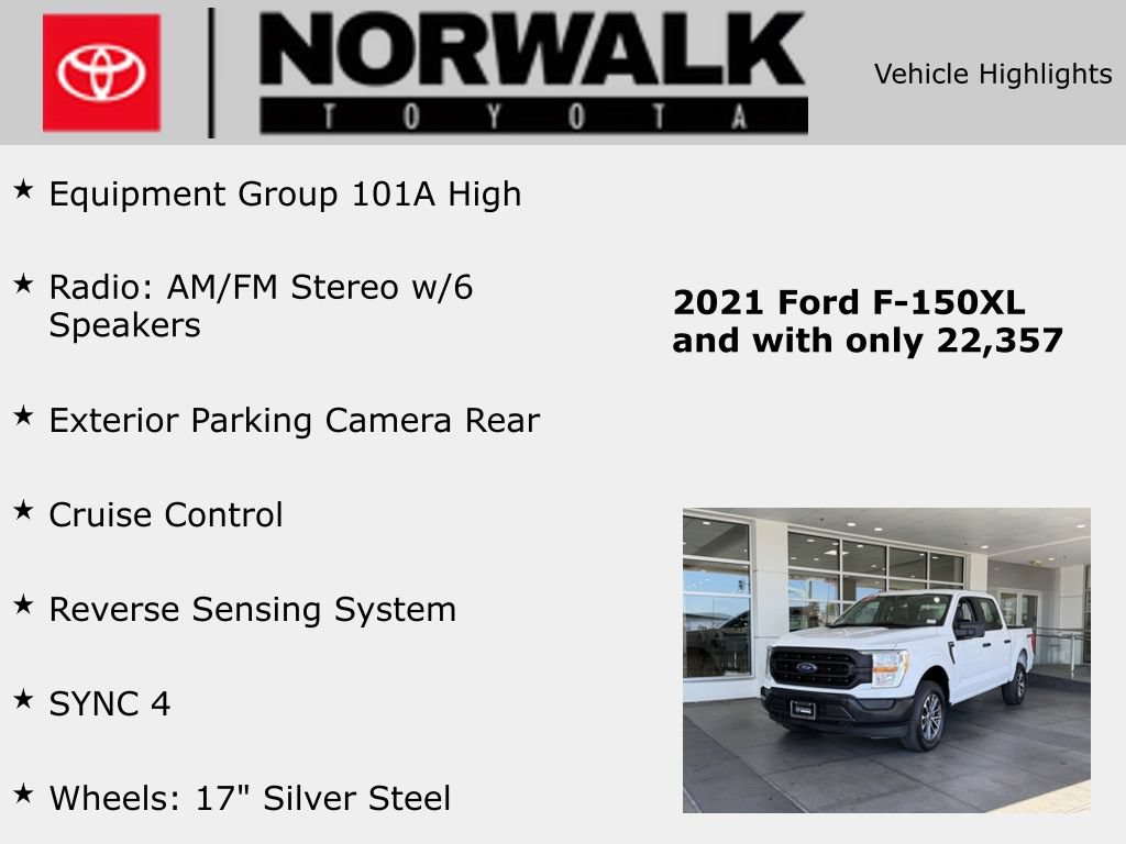 Used 2021 Ford F150 XL w/ Equipment Group 101A High AWD/4WD image 10