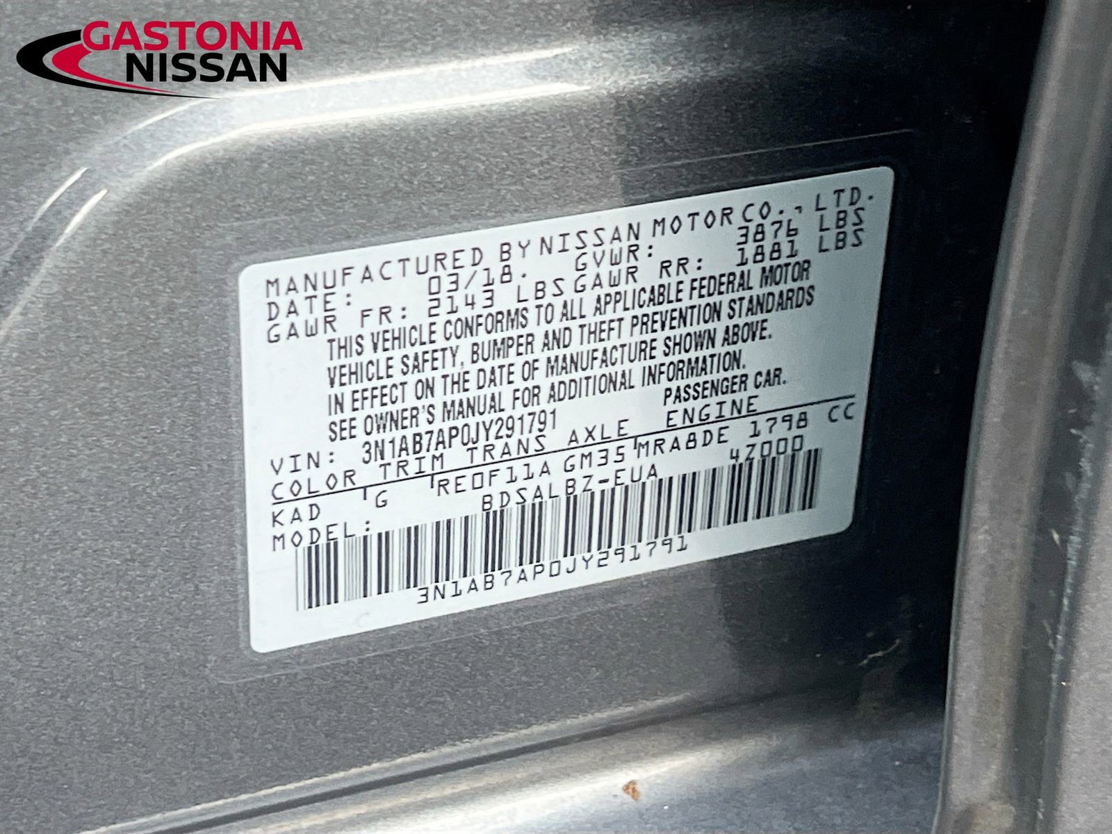 Used 2018 Nissan Sentra S image 38