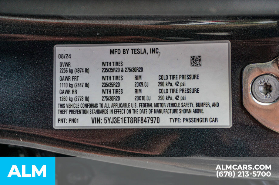 Used 2024 Tesla Model 3 Performance AWD/4WD image 59