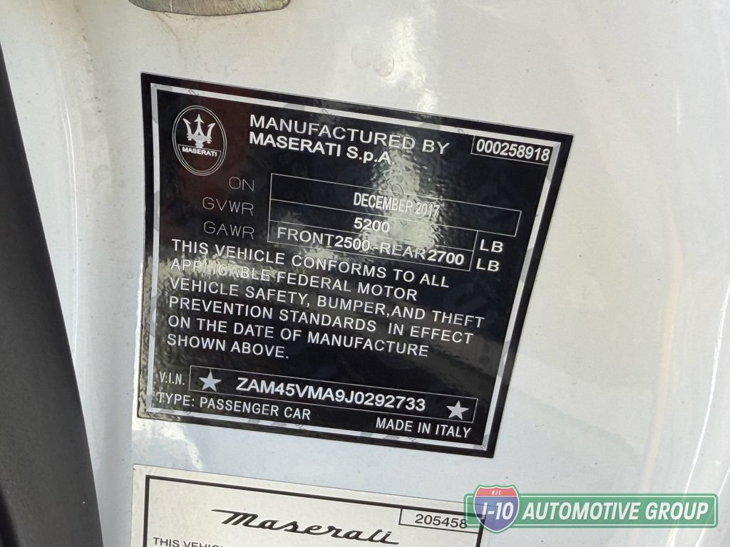 Used 2018 Maserati GranTurismo Sport RWD image 30