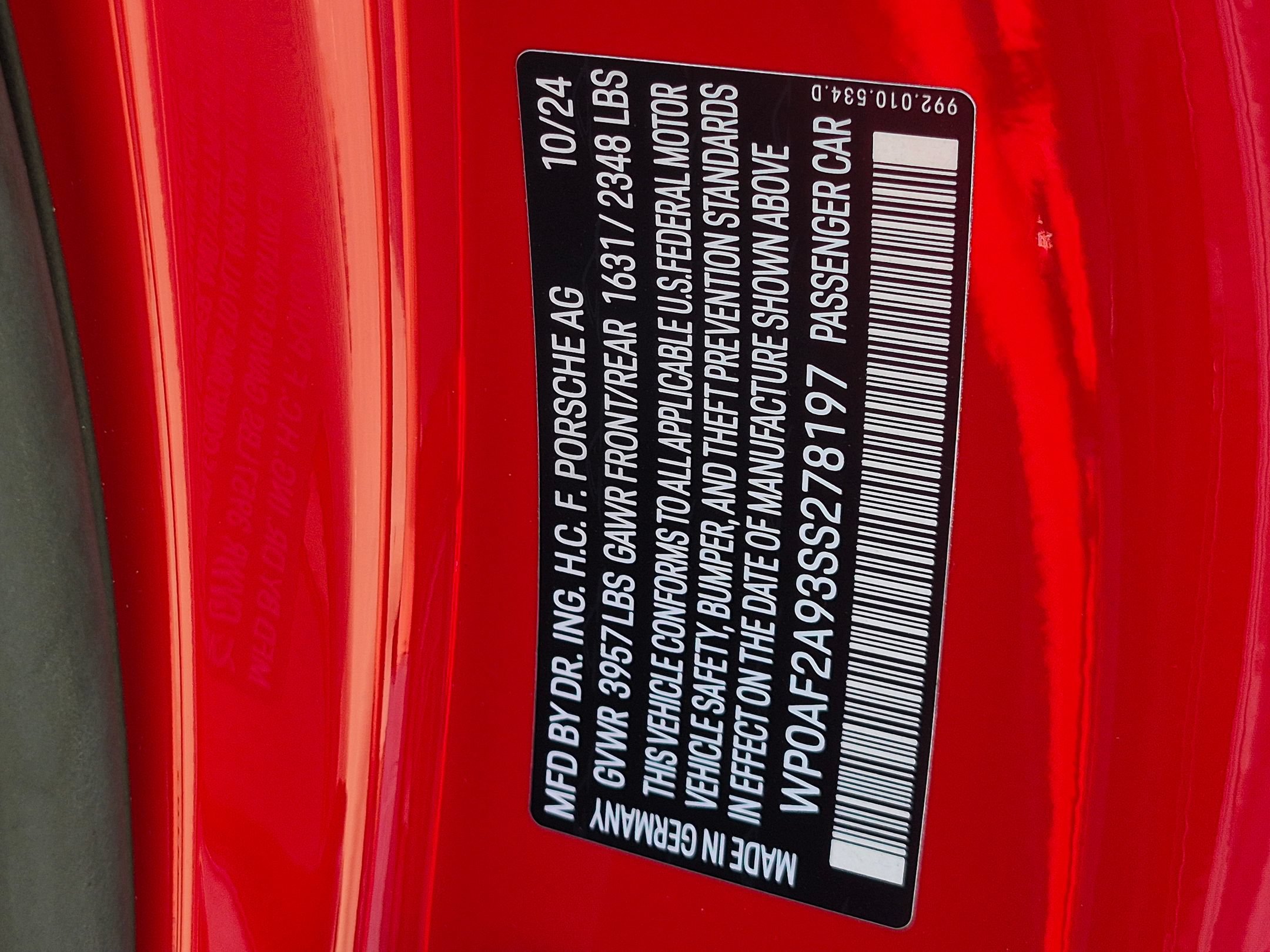 Certified 2025 Porsche 911 GT3 RS RWD image 34
