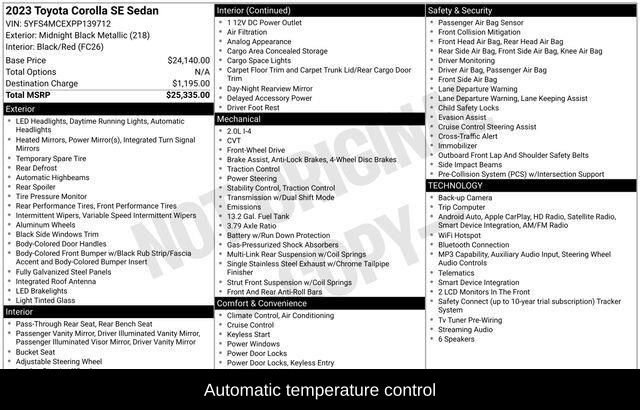 Used 2023 Toyota Corolla SE video 2