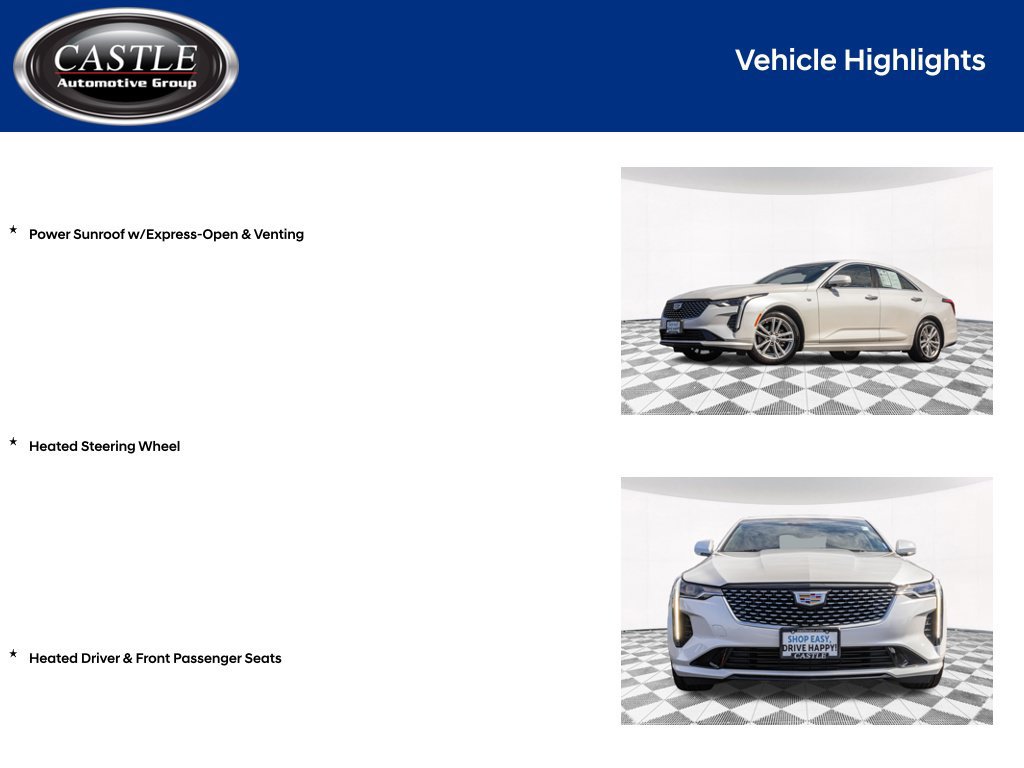 Used 2023 Cadillac CT4 Luxury w/ Sun And Sound Package AWD/4WD image 7