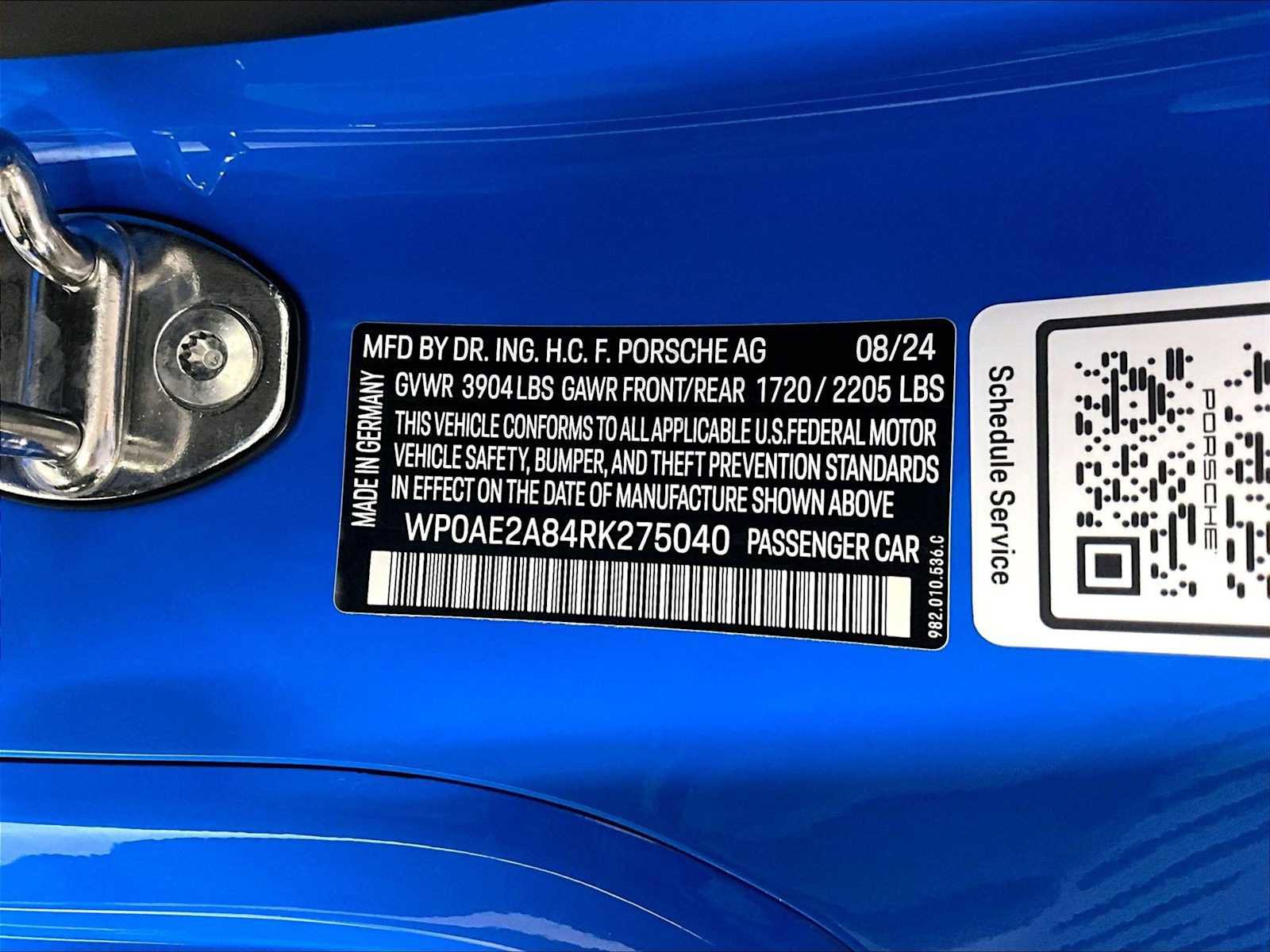 Used 2024 Porsche 718 Cayman GT4 RS RWD image 33