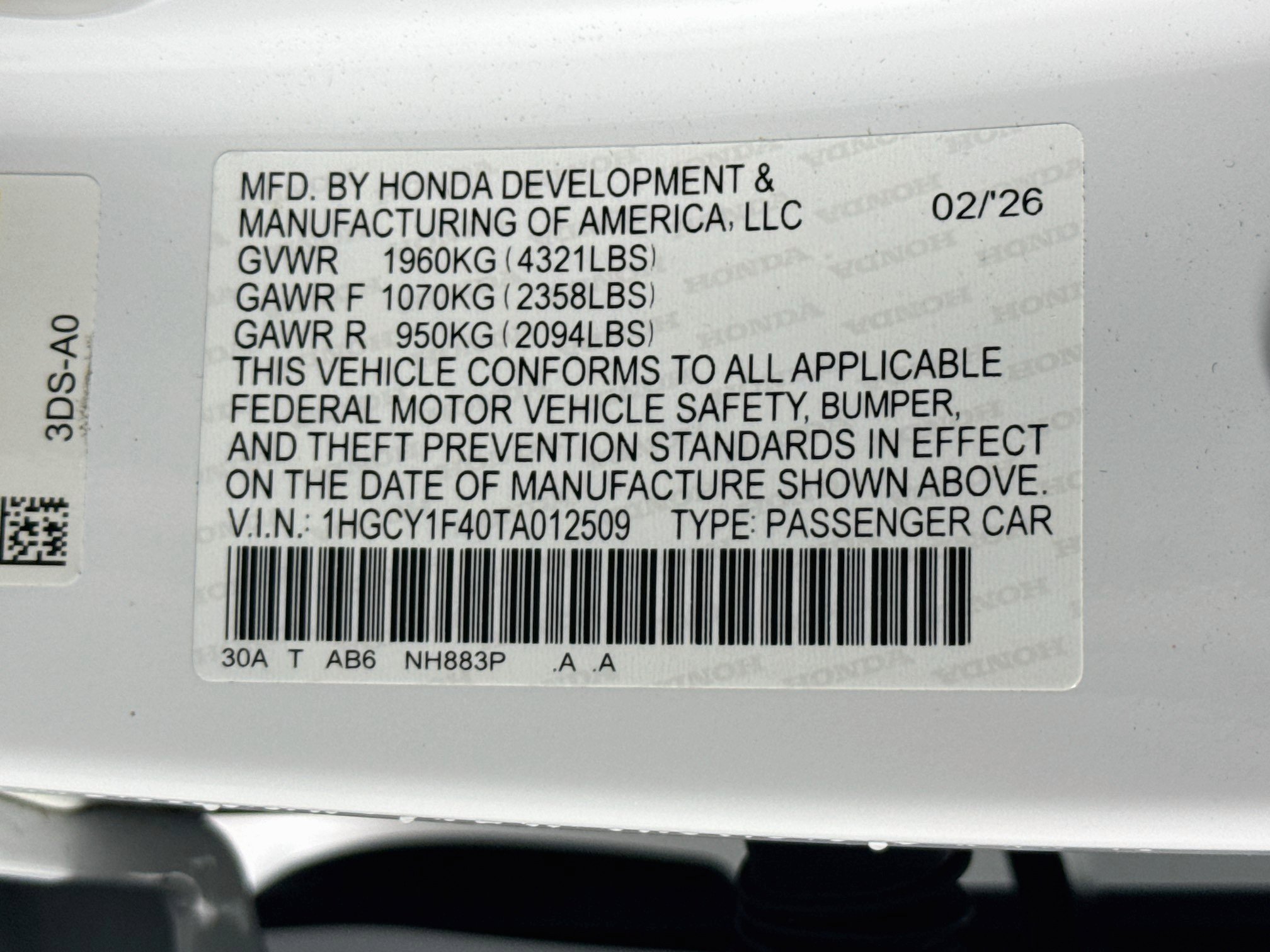 Certified 2026 Honda Accord SE image 38