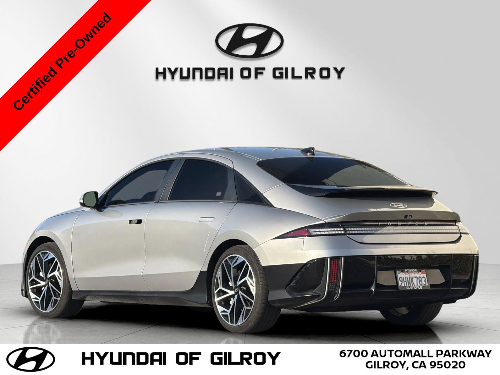 Certified 2023 Hyundai Ioniq 6 SEL w/ Cargo Package RWD image 3