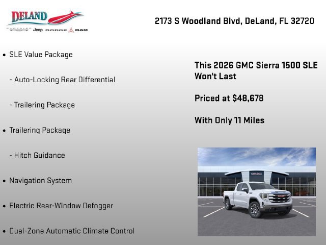 New 2026 GMC Sierra 1500 SLE AWD/4WD image 15