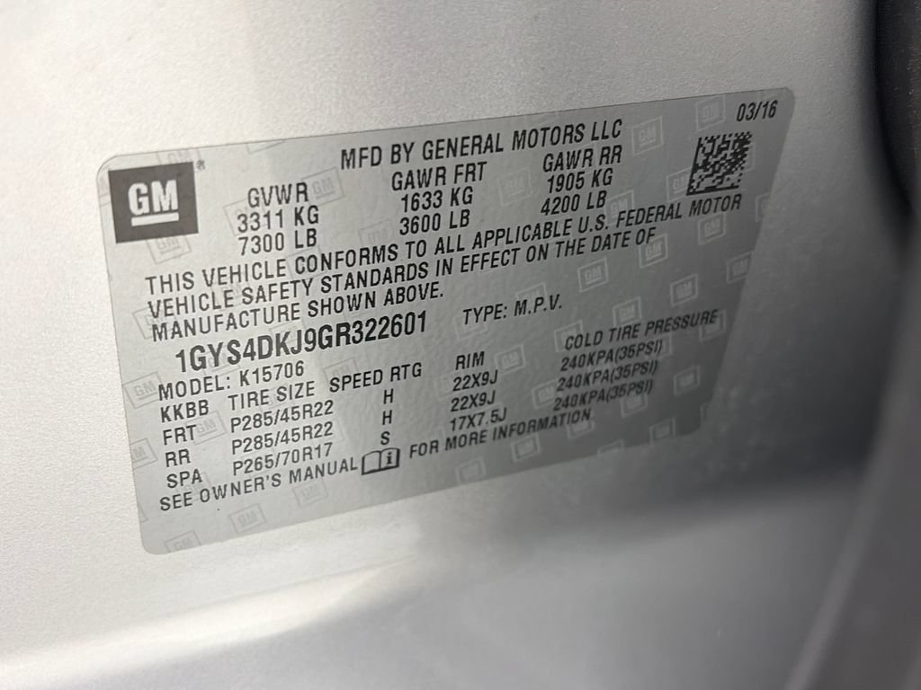 Used 2016 Cadillac Escalade Platinum AWD/4WD image 9