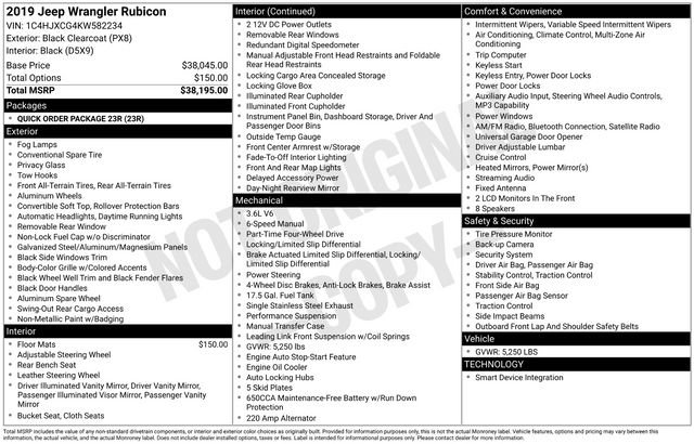 Used 2019 Jeep Wrangler Rubicon image 30