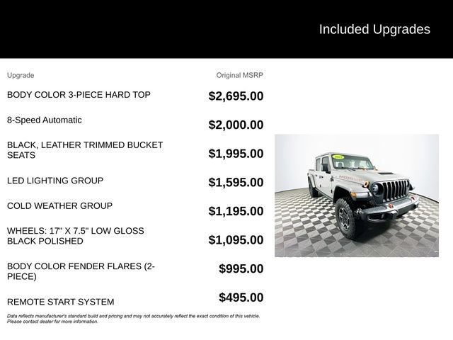 Used 2022 Jeep Gladiator Mojave w/ LED Lighting Group AWD/4WD image 6