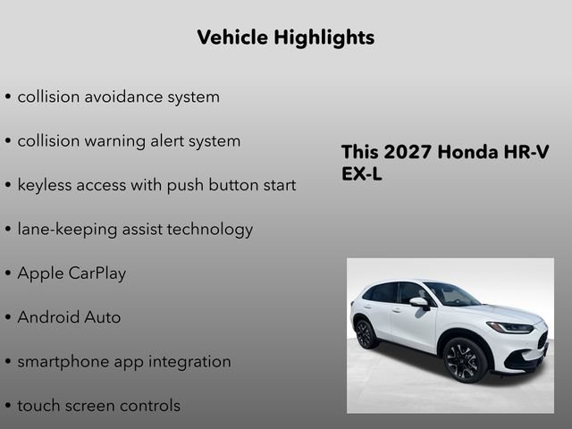 New 2027 Honda HR-V EX-L image 10
