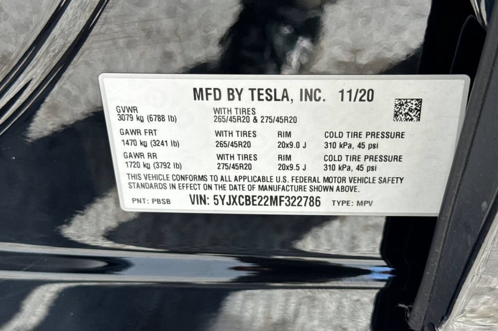 Used 2021 Tesla Model X Long Range AWD/4WD image 30