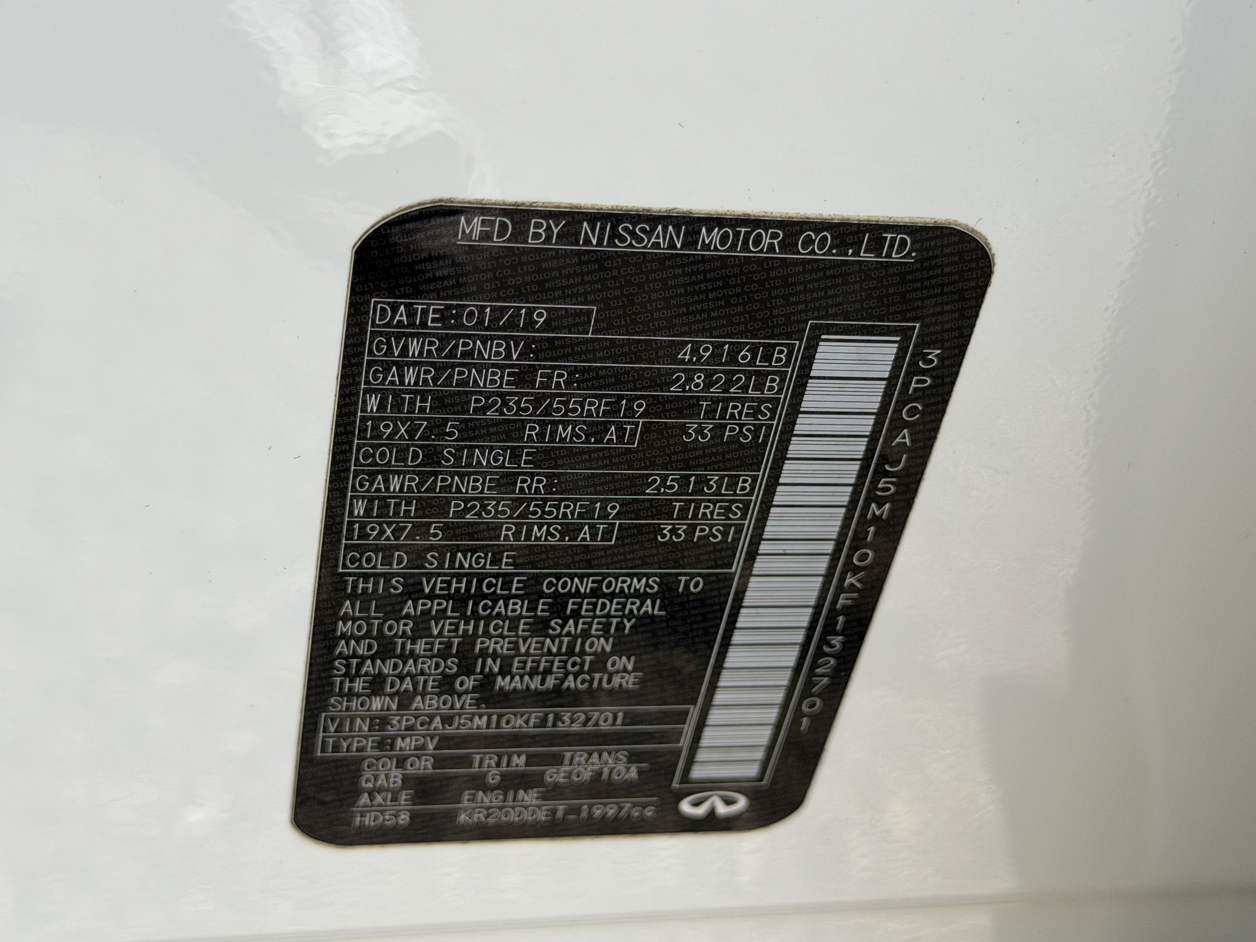 Used 2019 INFINITI QX50 Luxe w/ Navigation Package FWD image 30