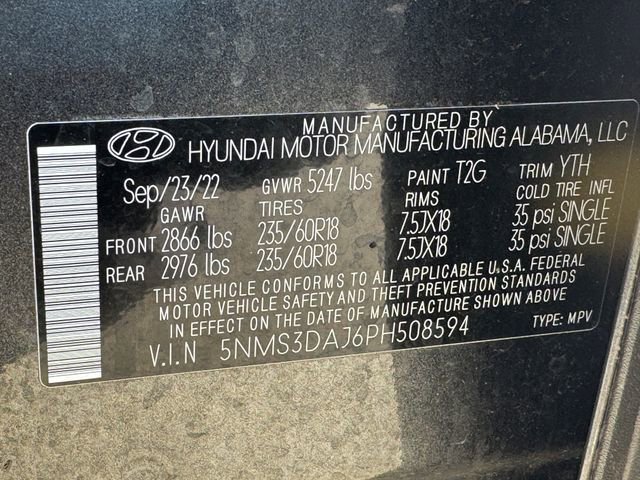 Used 2023 Hyundai Santa Fe SEL w/ Premium Package AWD/4WD image 8