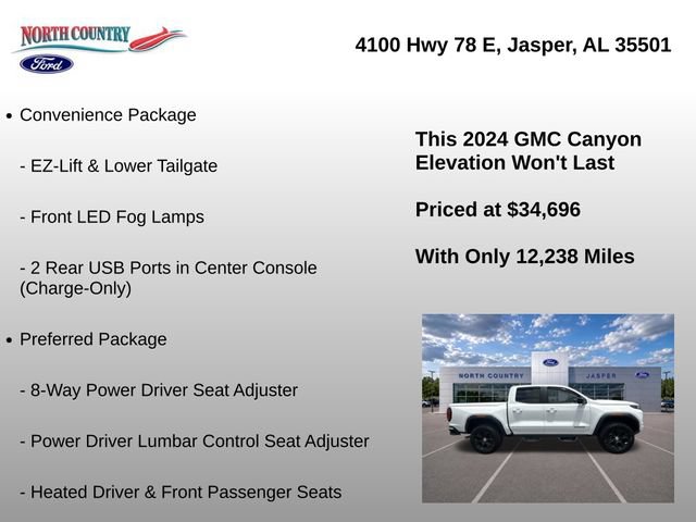 Used 2024 GMC Canyon Elevation w/ Convenience Package RWD image 22