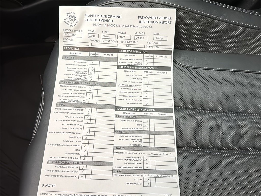 Used 2021 BMW X6 M w/ Executive Package image 32