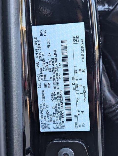 New 2025 Ford F150 Platinum w/ Equipment Group 702A High image 27