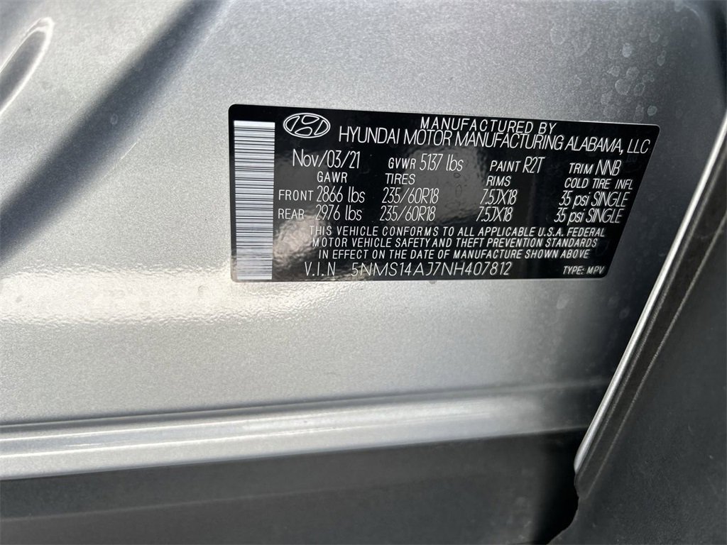 Certified 2022 Hyundai Santa Fe SE image 32