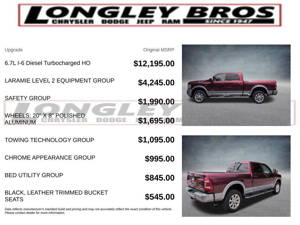 Used 2021 RAM 3500 Laramie AWD/4WD image 2