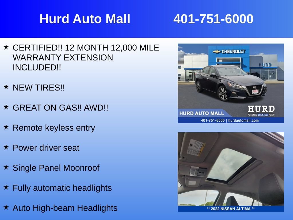 Used 2022 Nissan Altima 2.5 SV w/ SV Premium Package AWD/4WD image 6