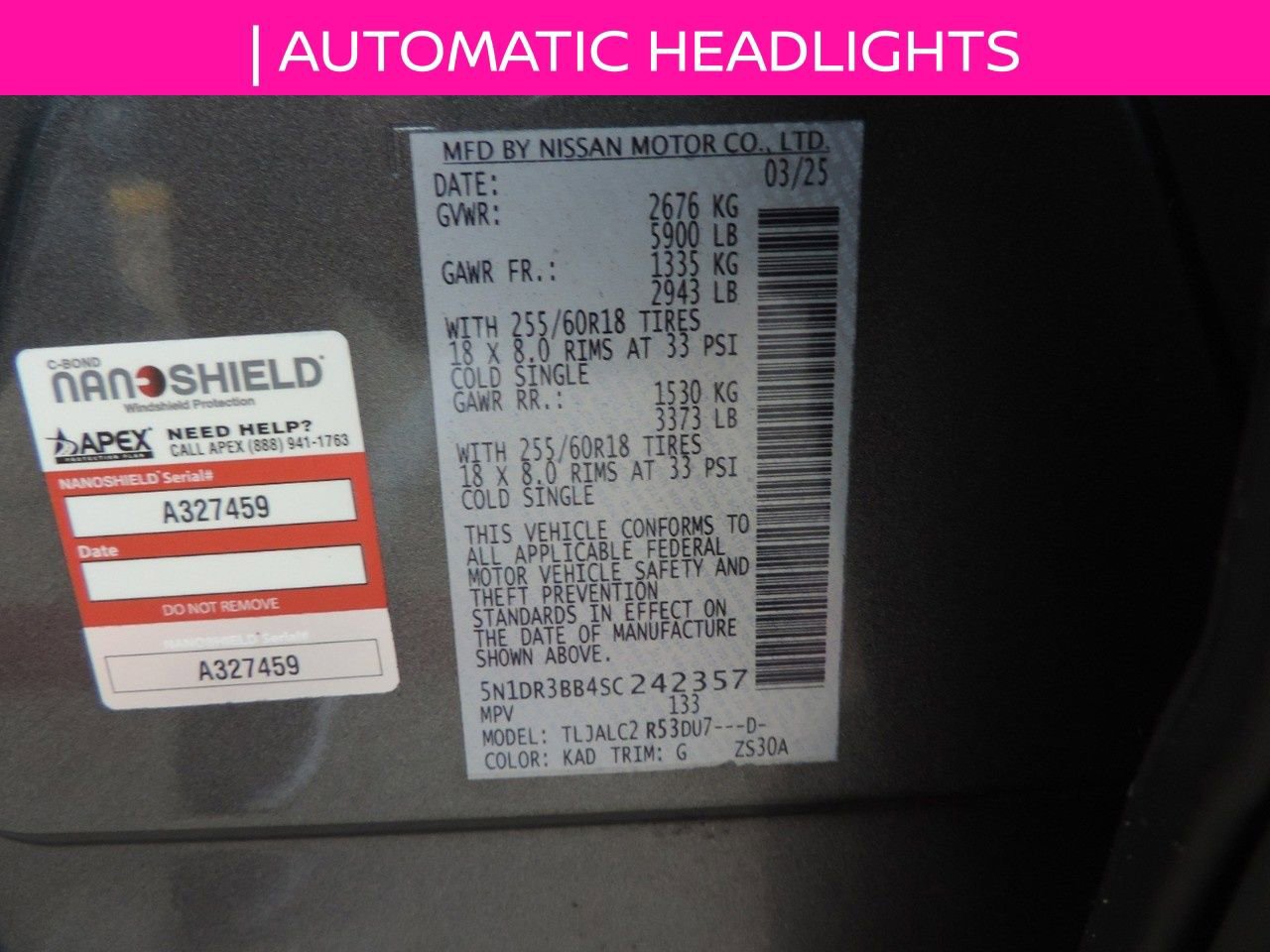 Used 2025 Nissan Pathfinder SV w/ SV Premium Package image 13