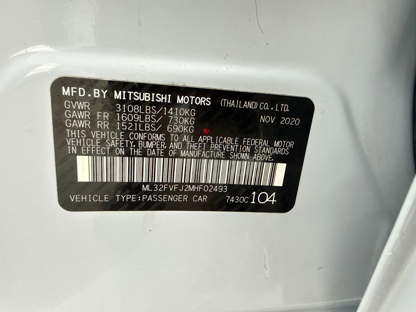 Used 2021 Mitsubishi Mirage G4 SE FWD image 51