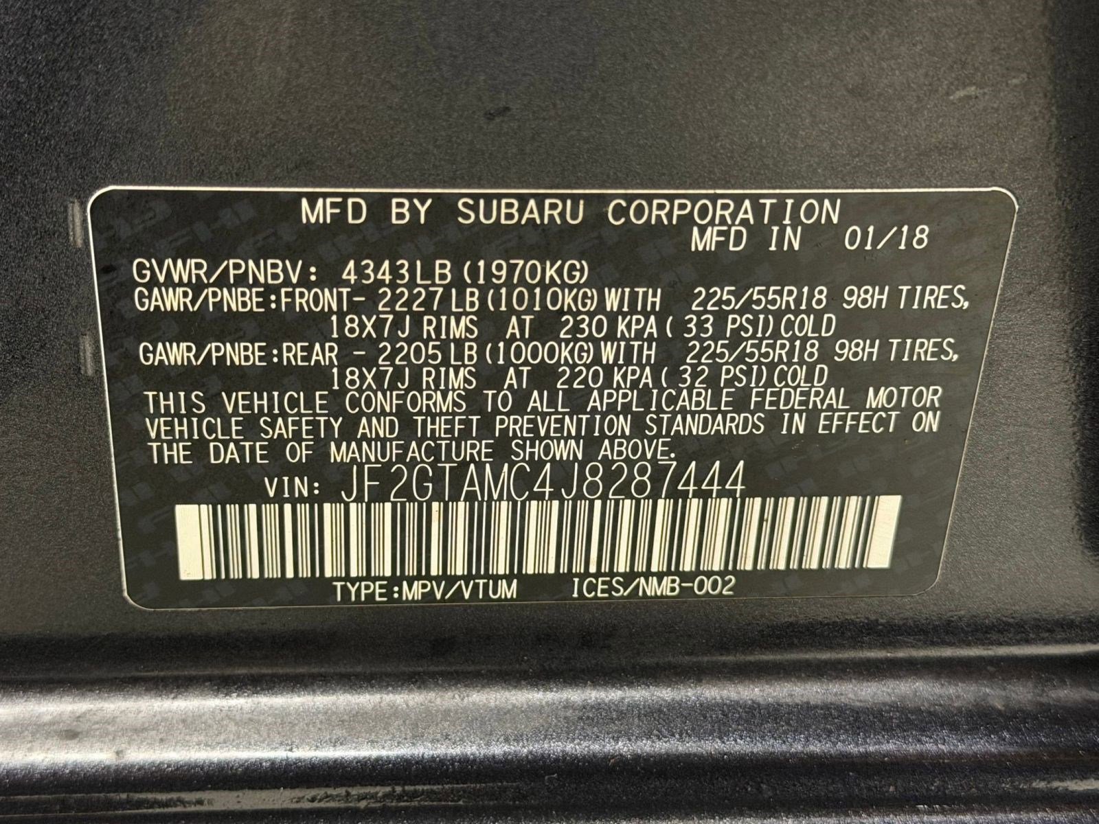 Used 2018 Subaru Crosstrek 2.0i Limited image 20