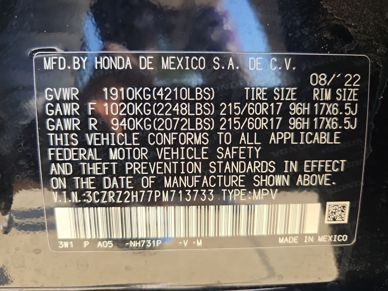 Used 2023 Honda HR-V EX-L image 34