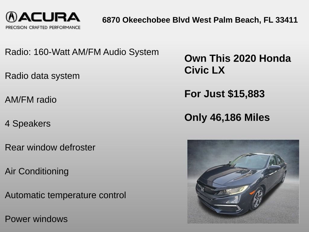 Used 2020 Honda Civic LX image 6