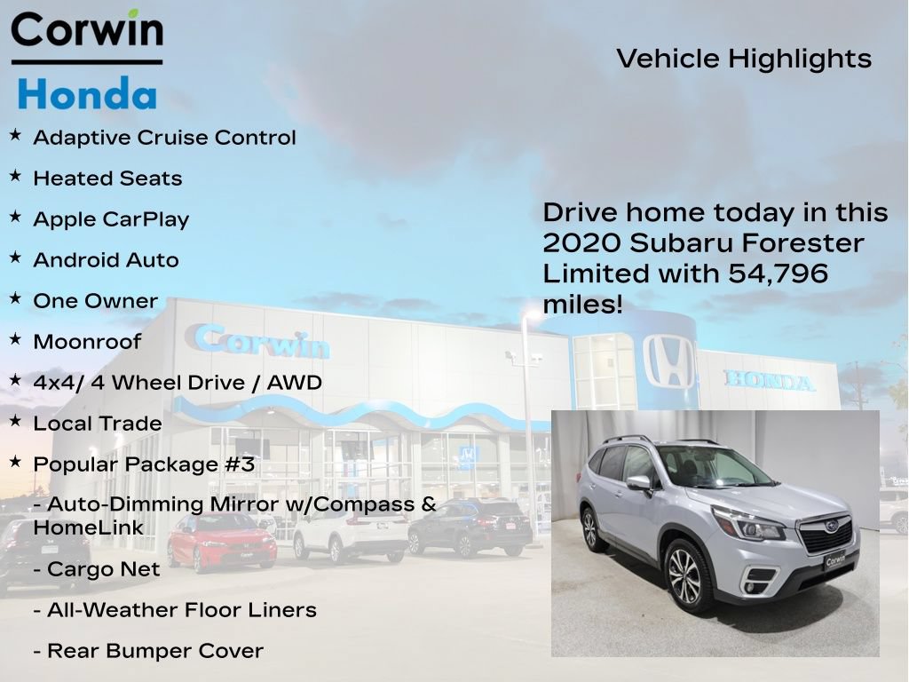 Used 2020 Subaru Forester Limited w/ Popular Package #3 AWD/4WD image 6