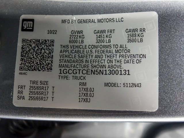 Certified 2022 Chevrolet Colorado LT w/ LT Convenience Package image 31
