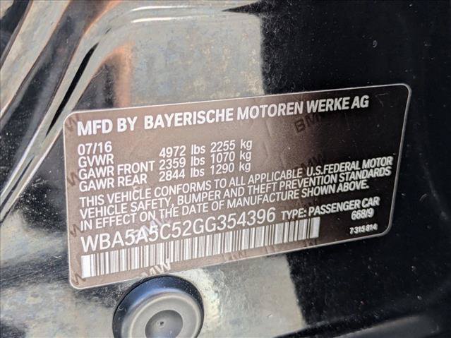 Used 2016 BMW 528i Sedan RWD image 22