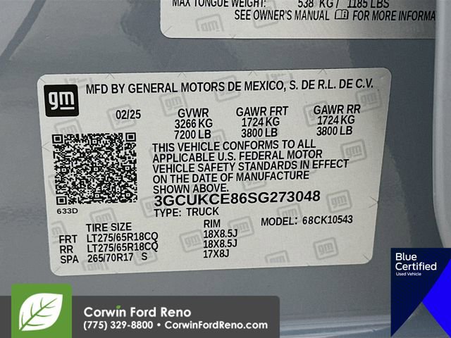 Used 2025 Chevrolet Silverado 1500 Custom Trail Boss image 33