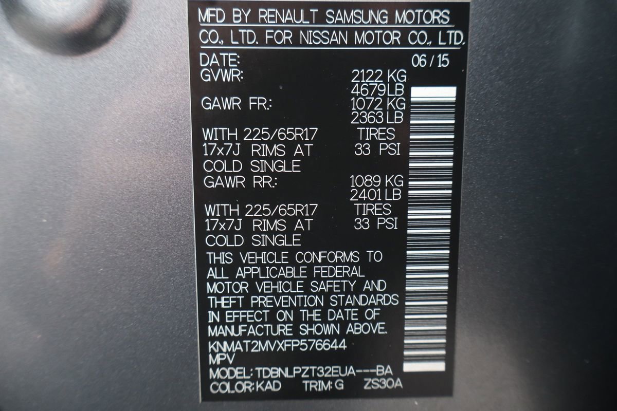 Used 2015 Nissan Rogue S image 45