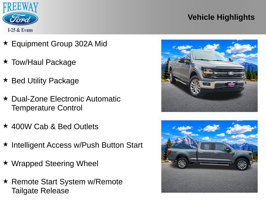 Used 2025 Ford F150 XLT w/ Equipment Group 302A MID AWD/4WD image 2