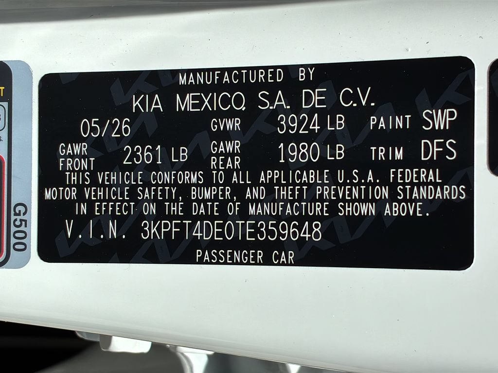 New 2026 Kia K4 FWD image 30