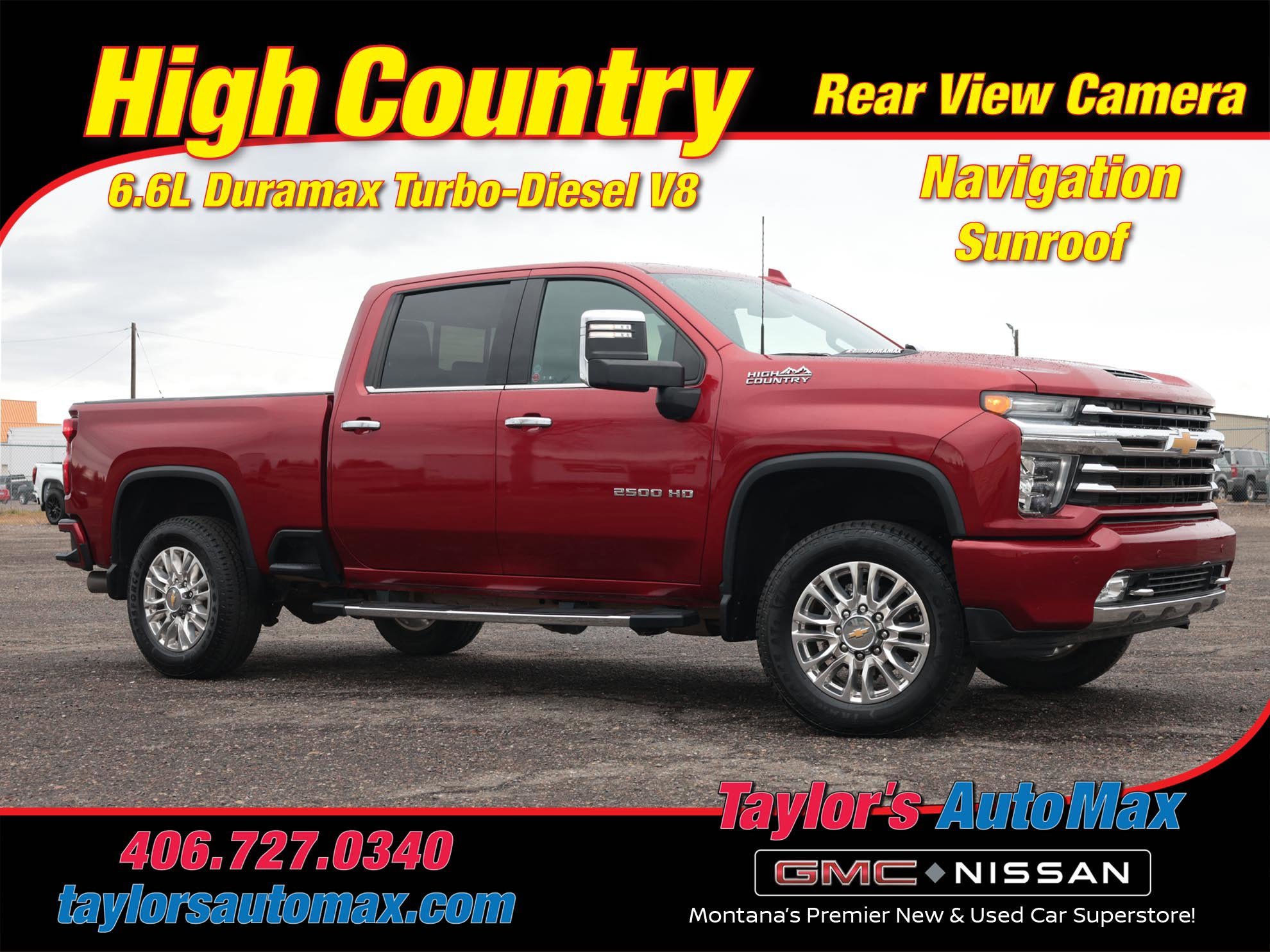 Used 2022 Chevrolet Silverado 2500 High Country w/ Safety Package II AWD/4WD image 1