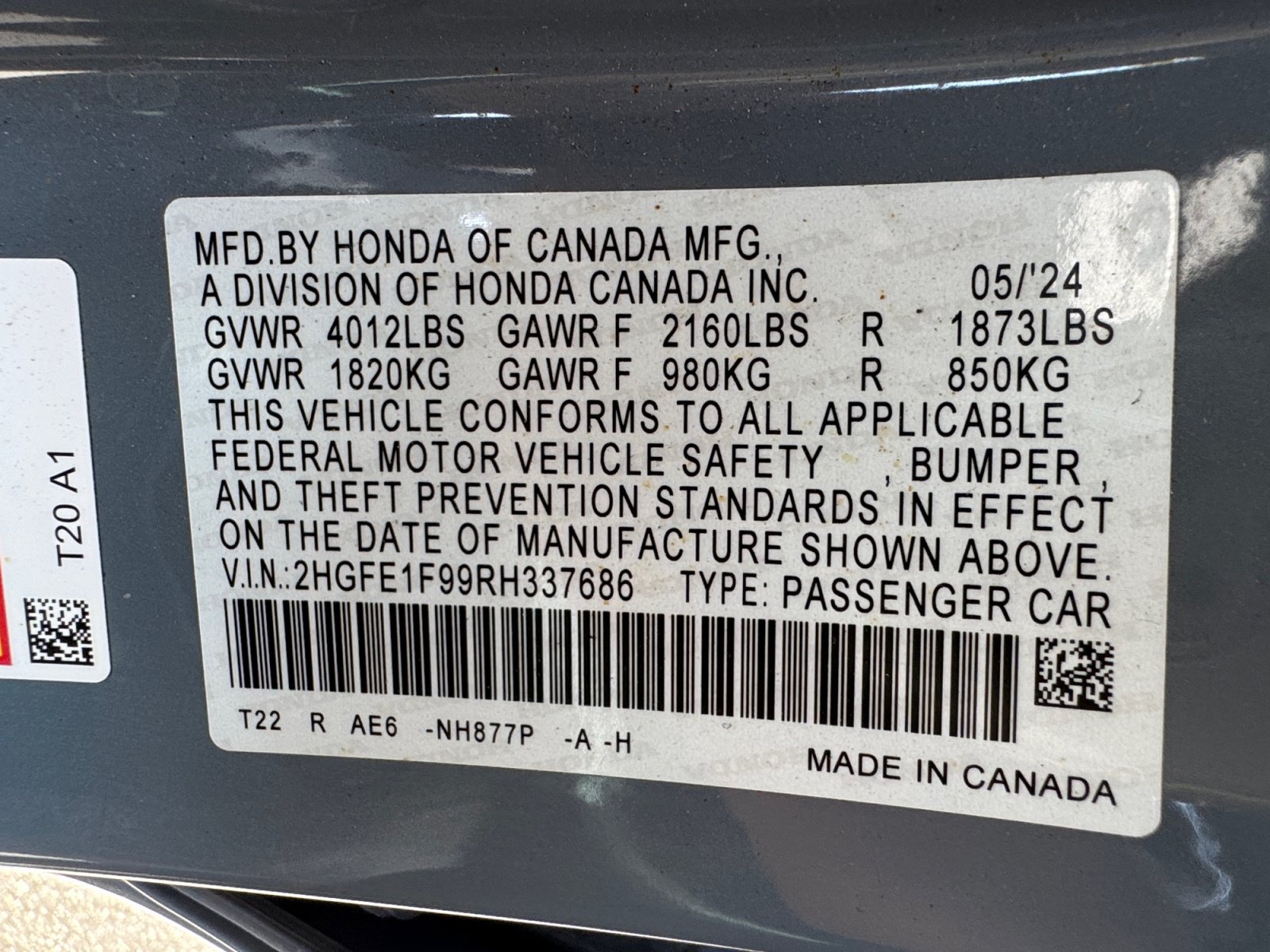Used 2024 Honda Civic Touring image 18