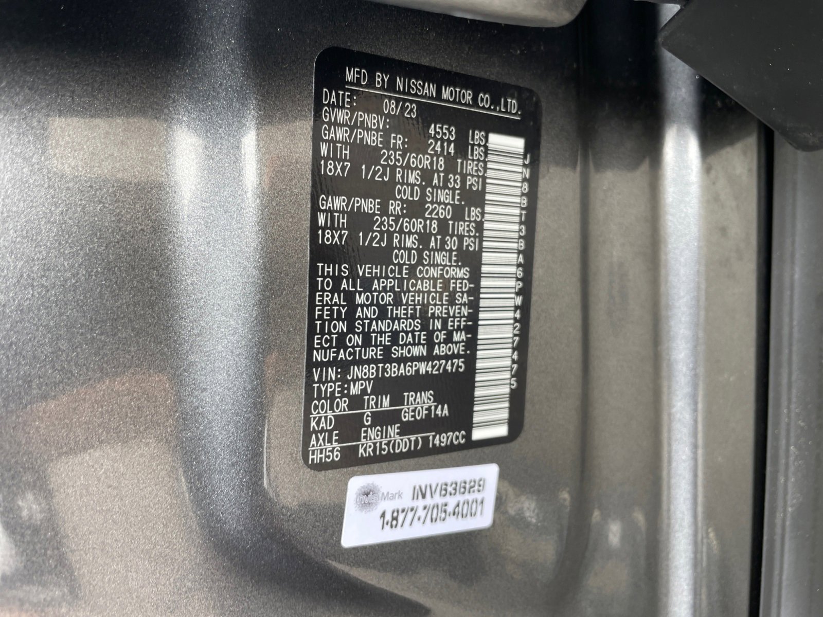 Used 2023 Nissan Rogue SV image 30